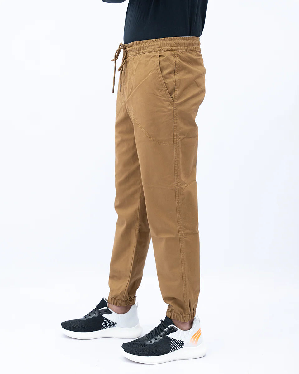 Brown jogger trousers