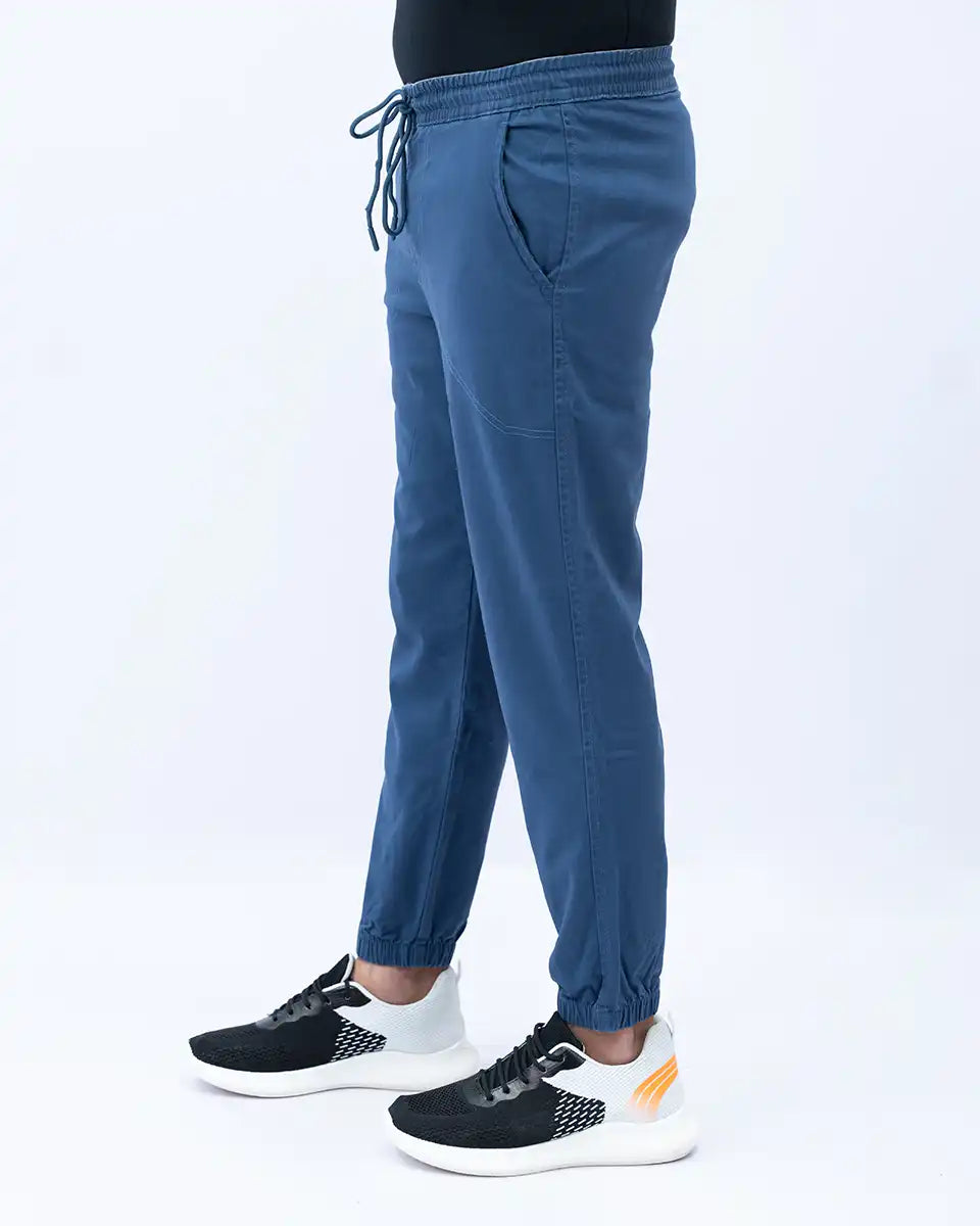 Casual teal jogger trousers