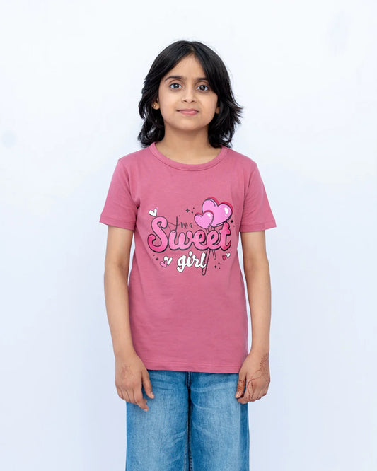  Girls’ China Rose Printed Graphic Shirt