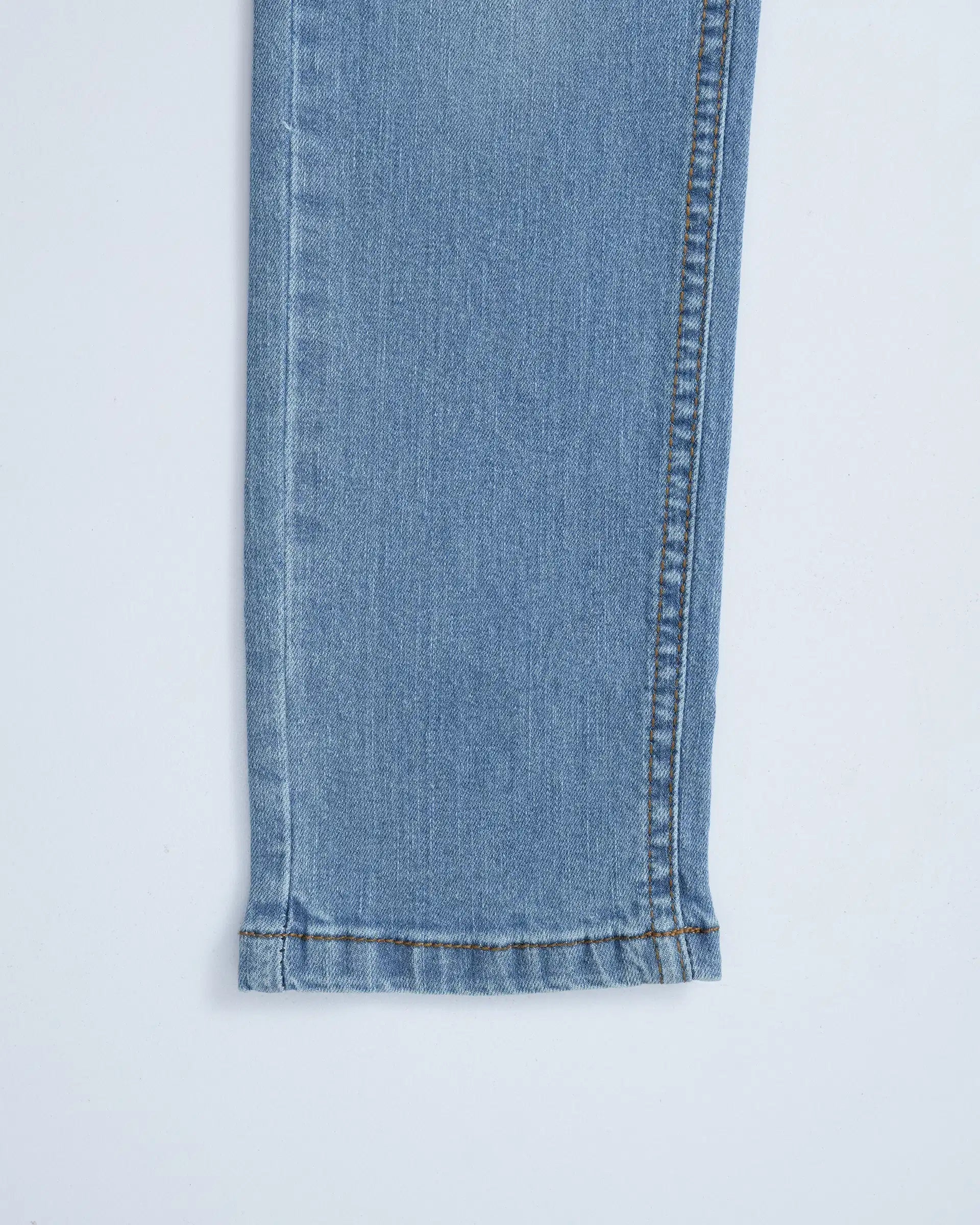 Clos-up of a straight fit jeans