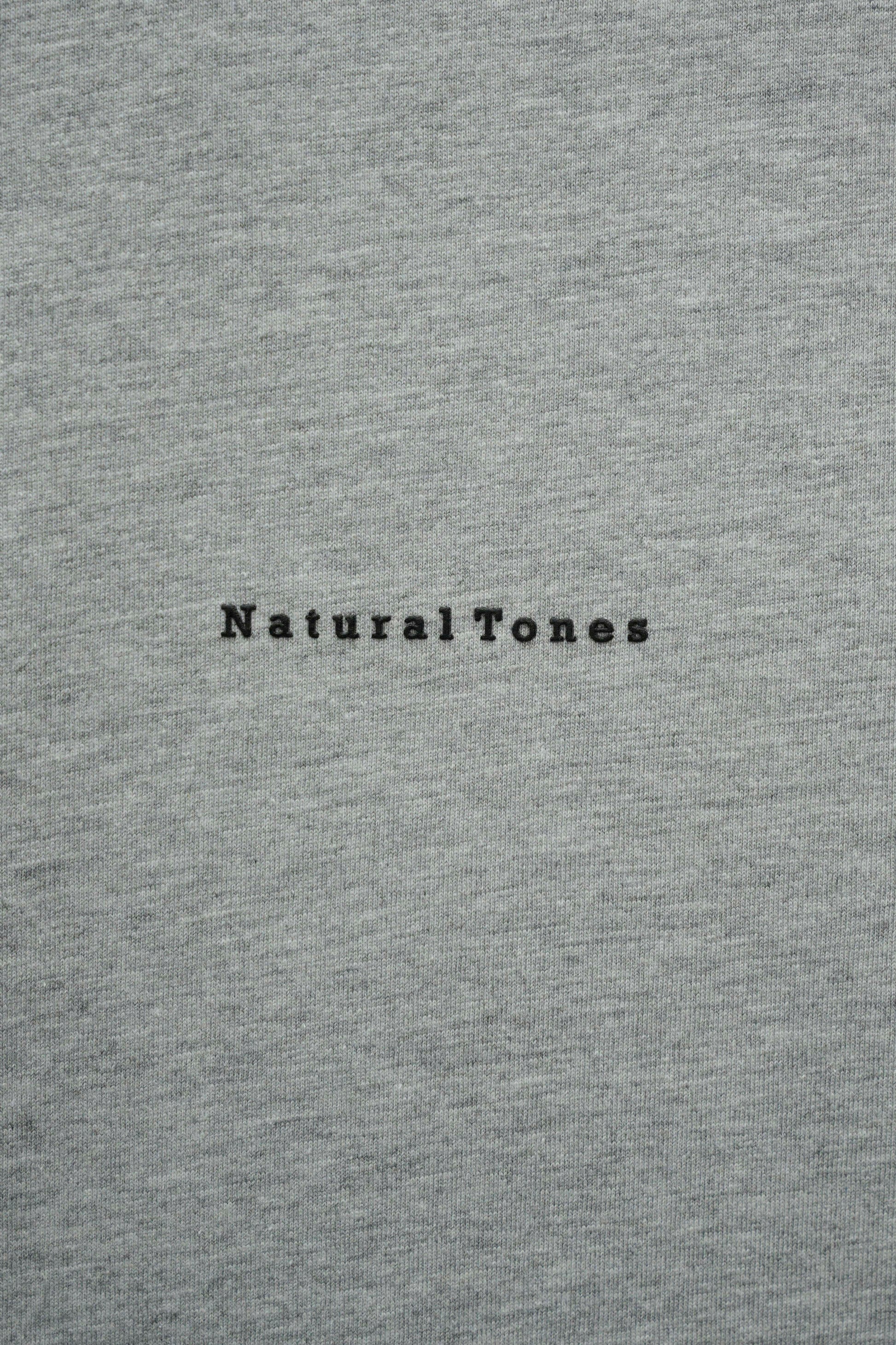 Round Neck Half Sleeves T-Shirt- Header Grey