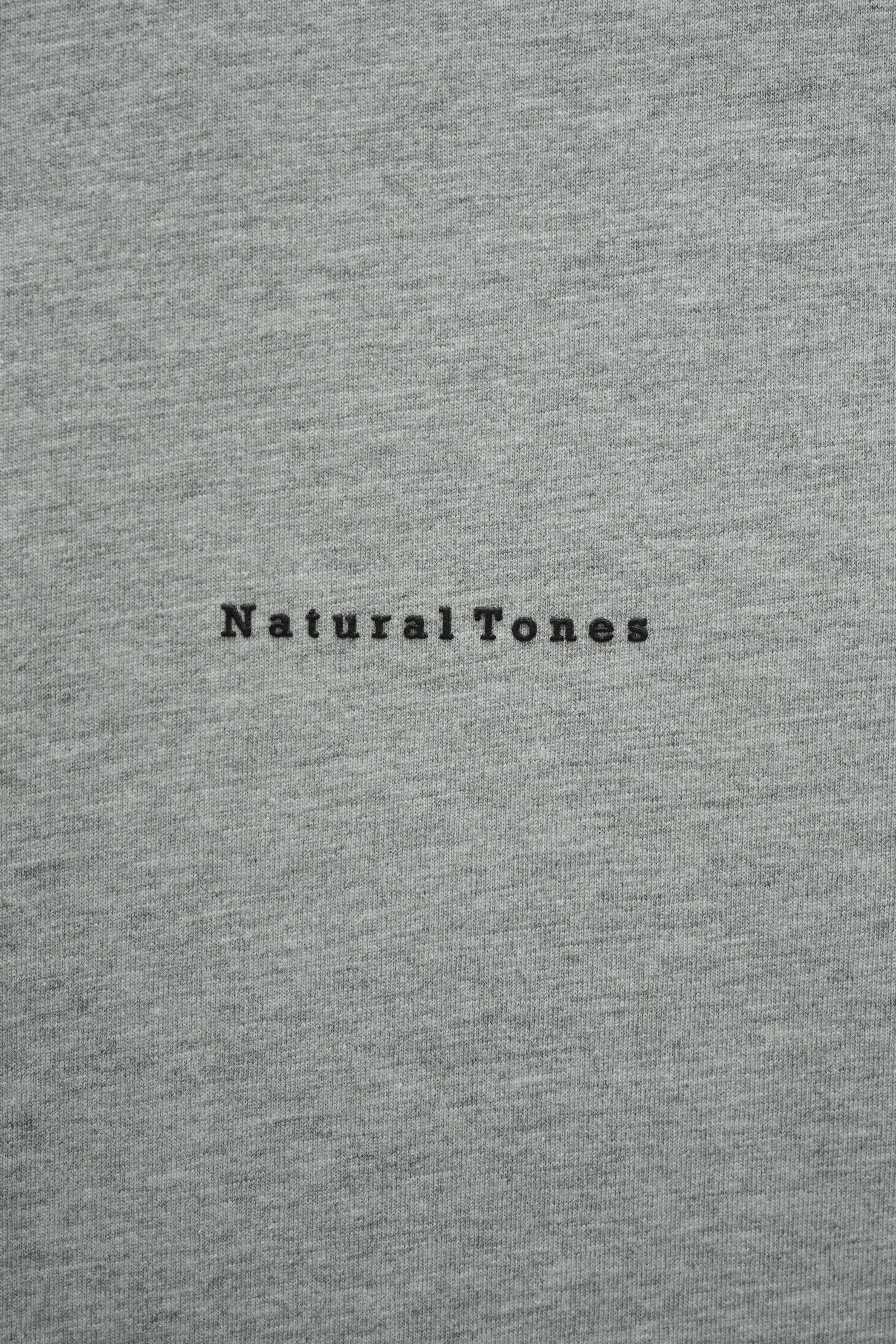 Round Neck Half Sleeves T-Shirt- Header Grey