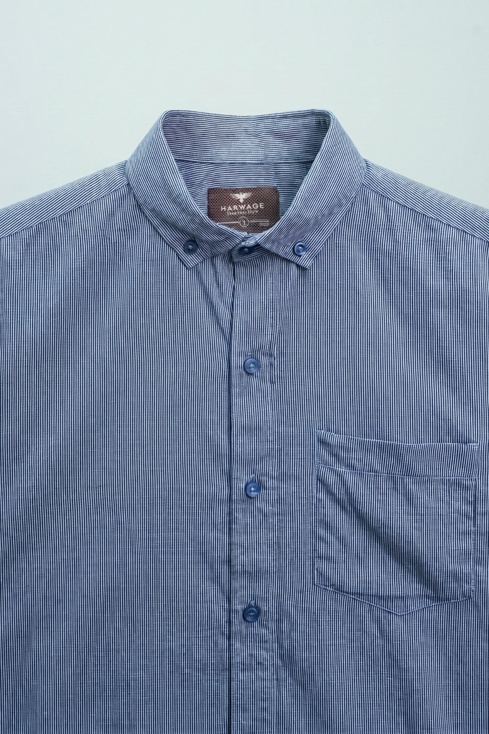 Men Casual Shirt Full Sleeves- Blue