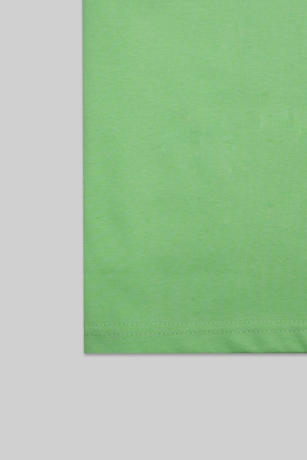Round Neck Half Sleeves T-Shirt- Pistachio Green