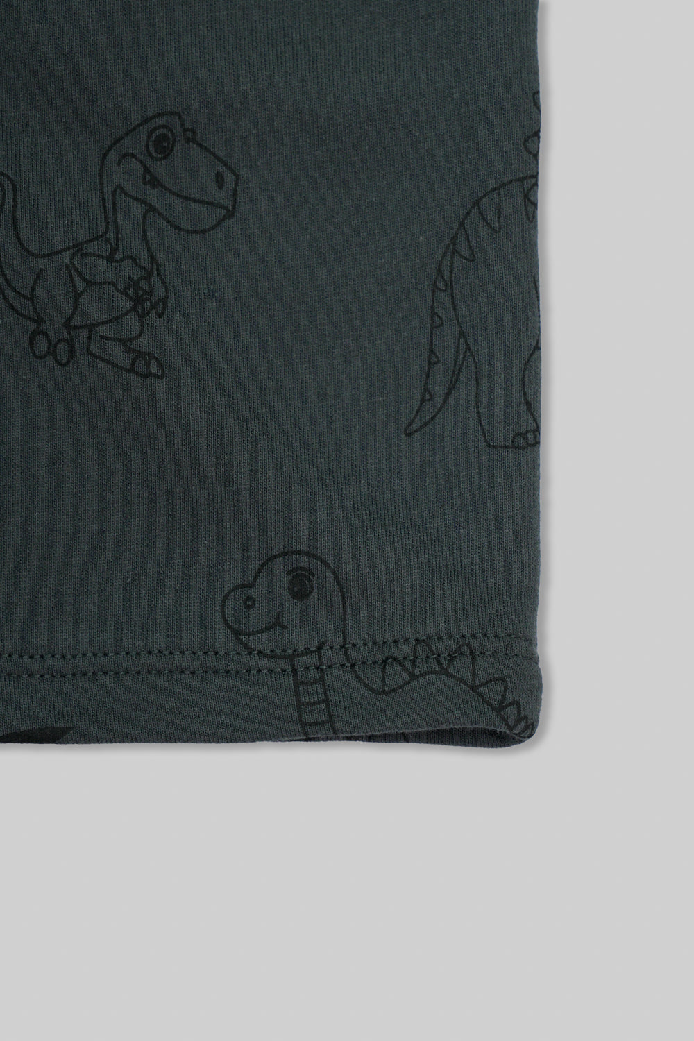 Little Kids Boys knit Wear Short - Charcoal Grey
