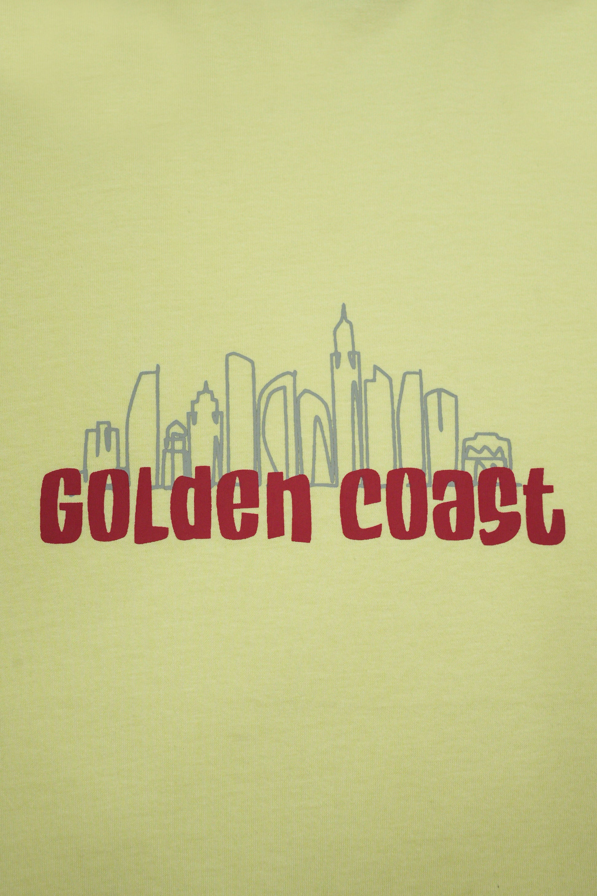 Round Neck Half Sleeves T-Shirt- Pastel Yellow