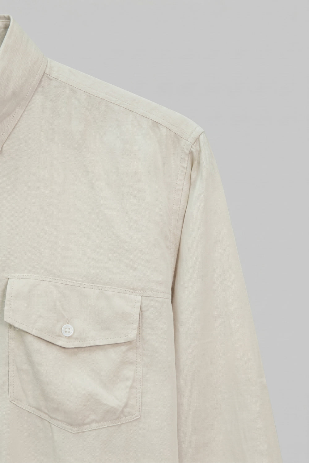 Men Casual Full Sleeves Shirt - Off White