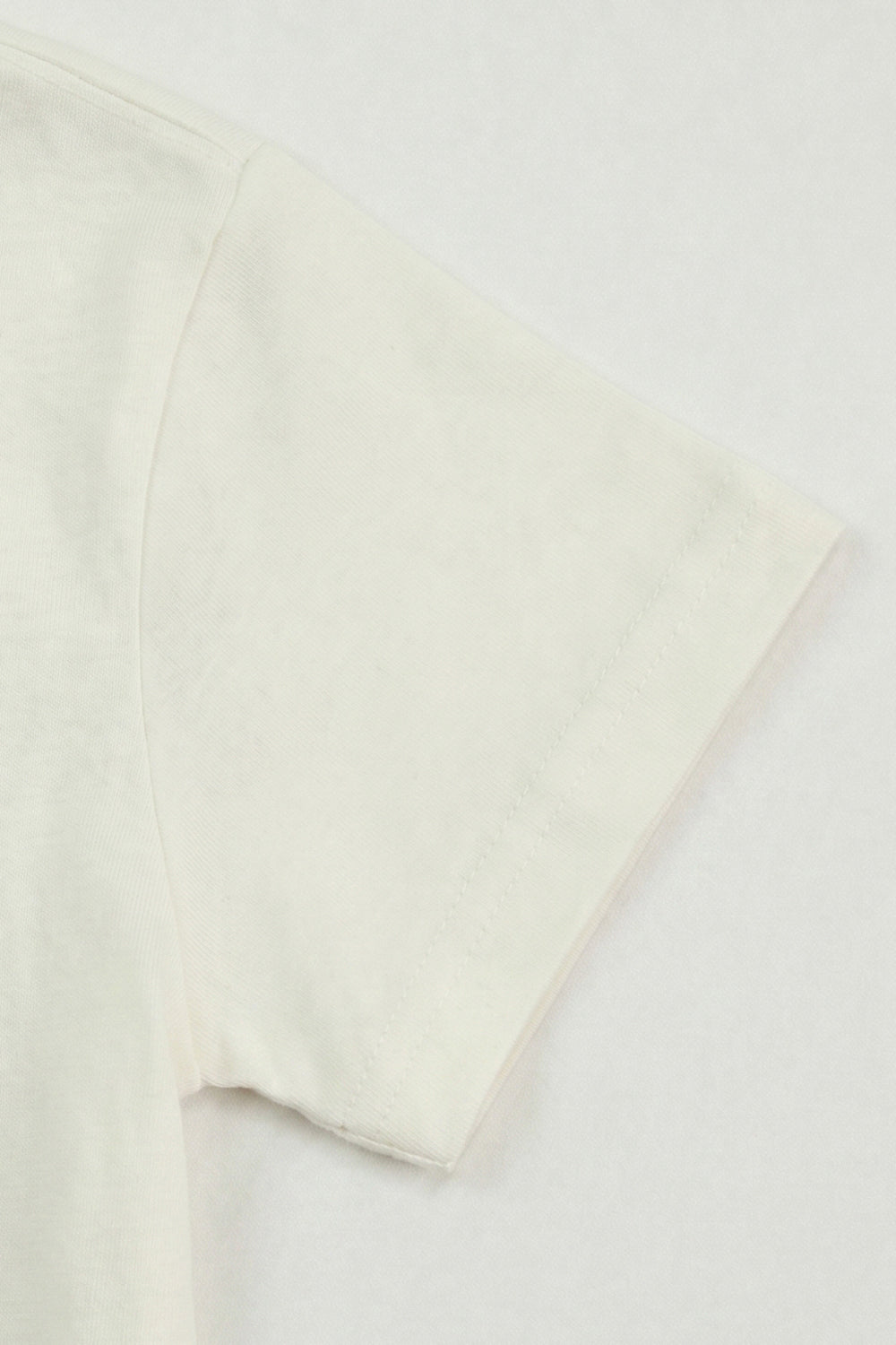 Little Kids Round Neck T-Shirt – White