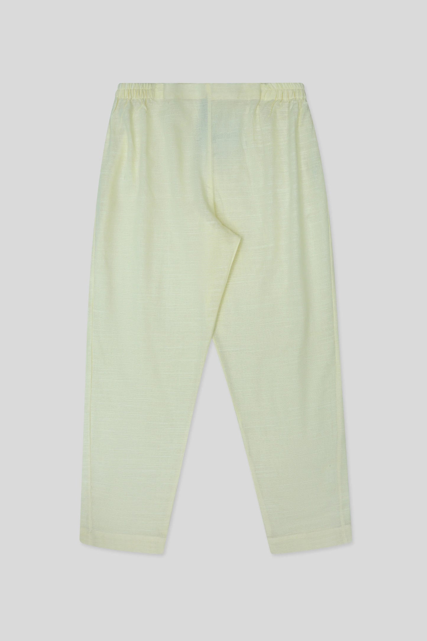 Cream cigarette pants