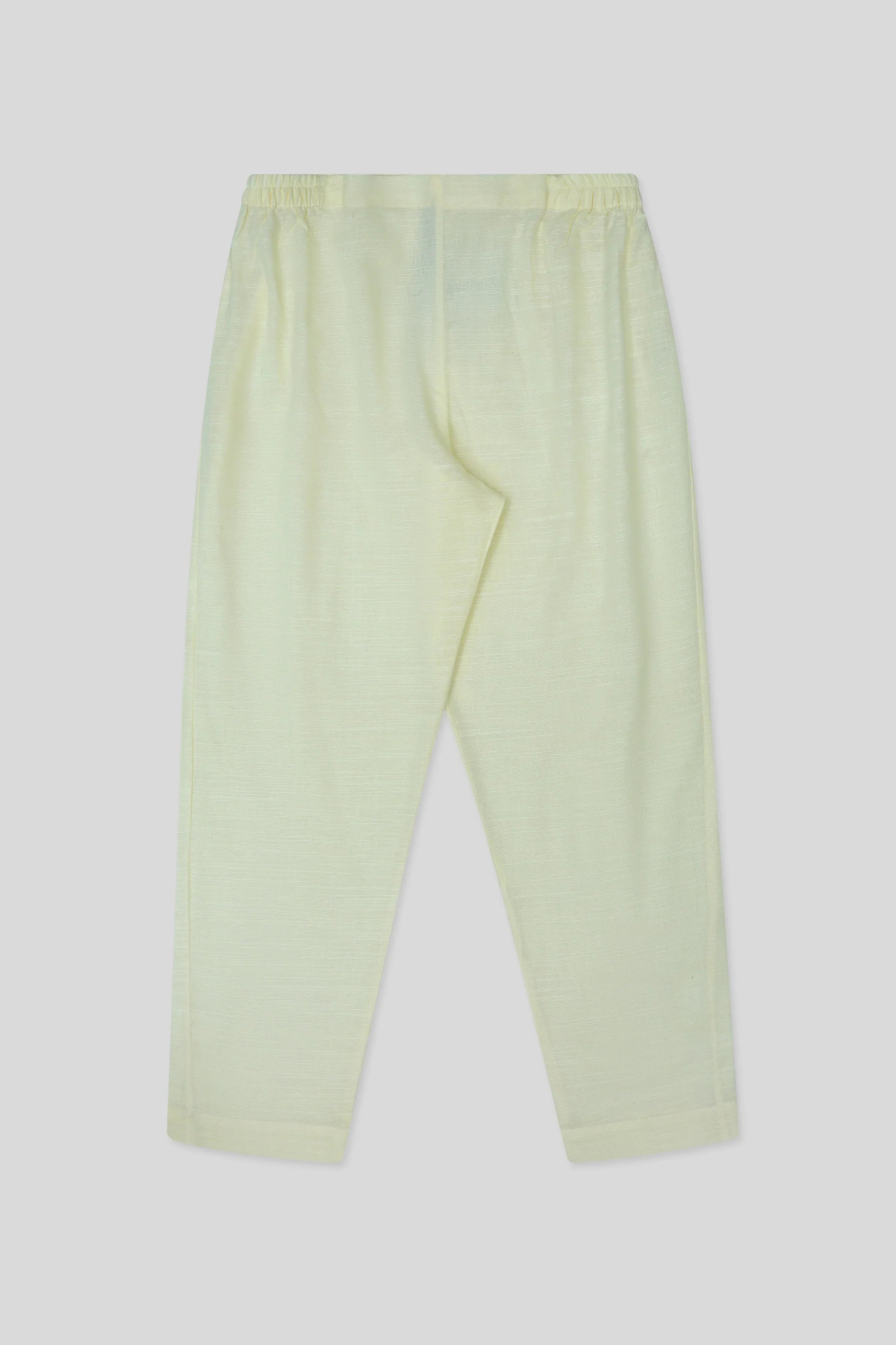 Cream cigarette pants