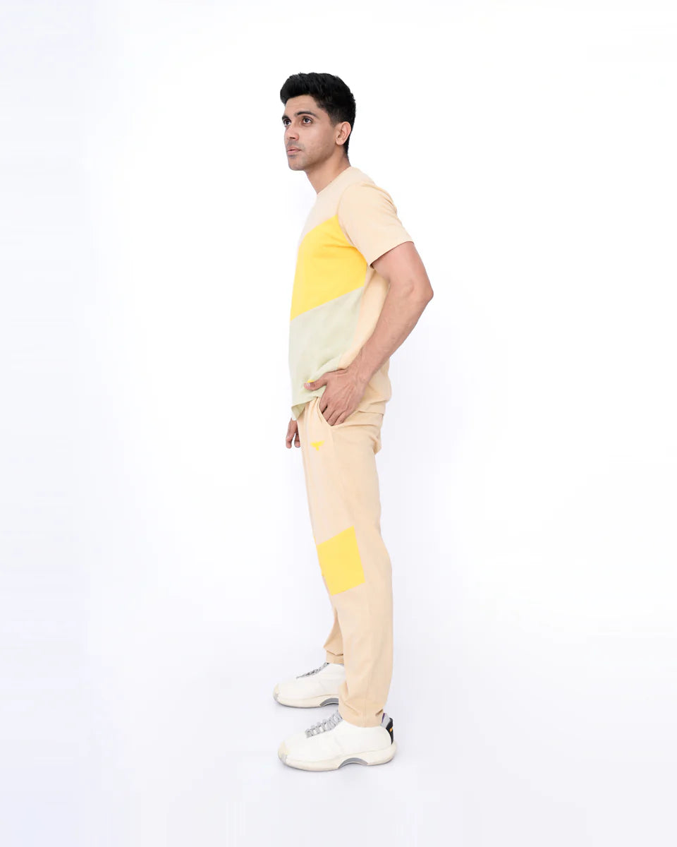 Men’s Cut & Sew Two-Piece Set