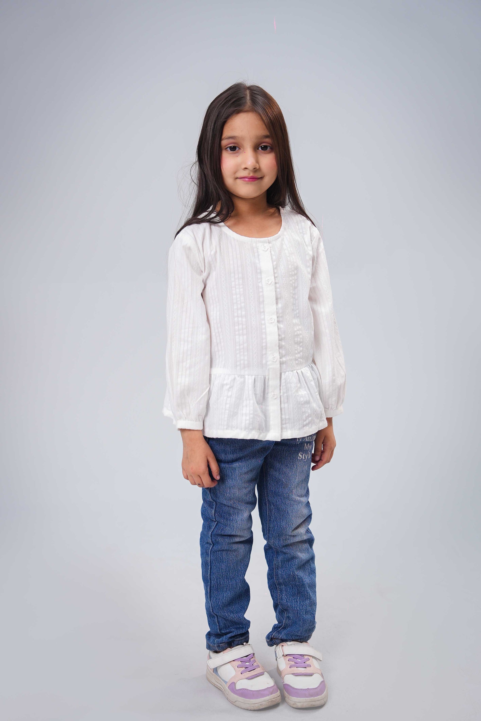 Little Girls SHIRT - White