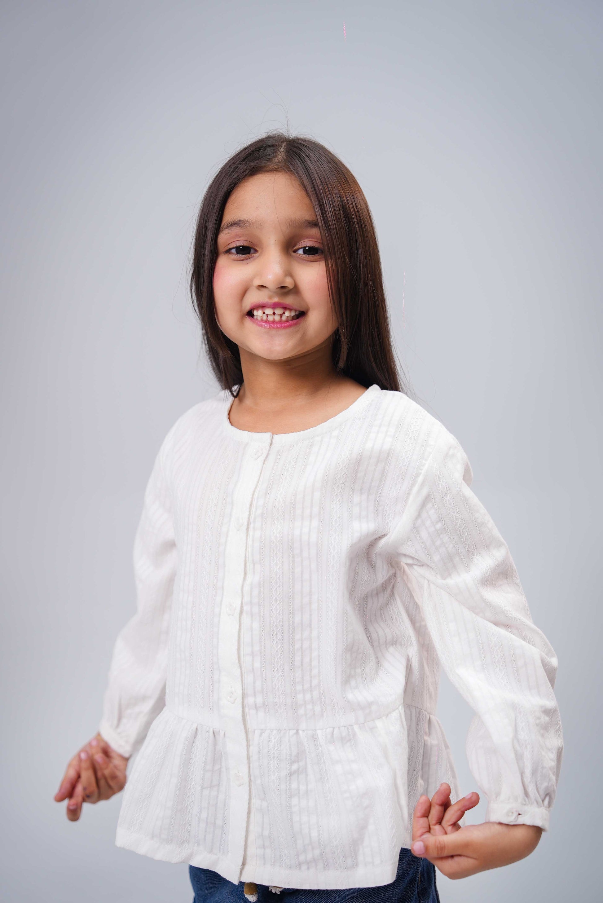 Little Girls SHIRT - White