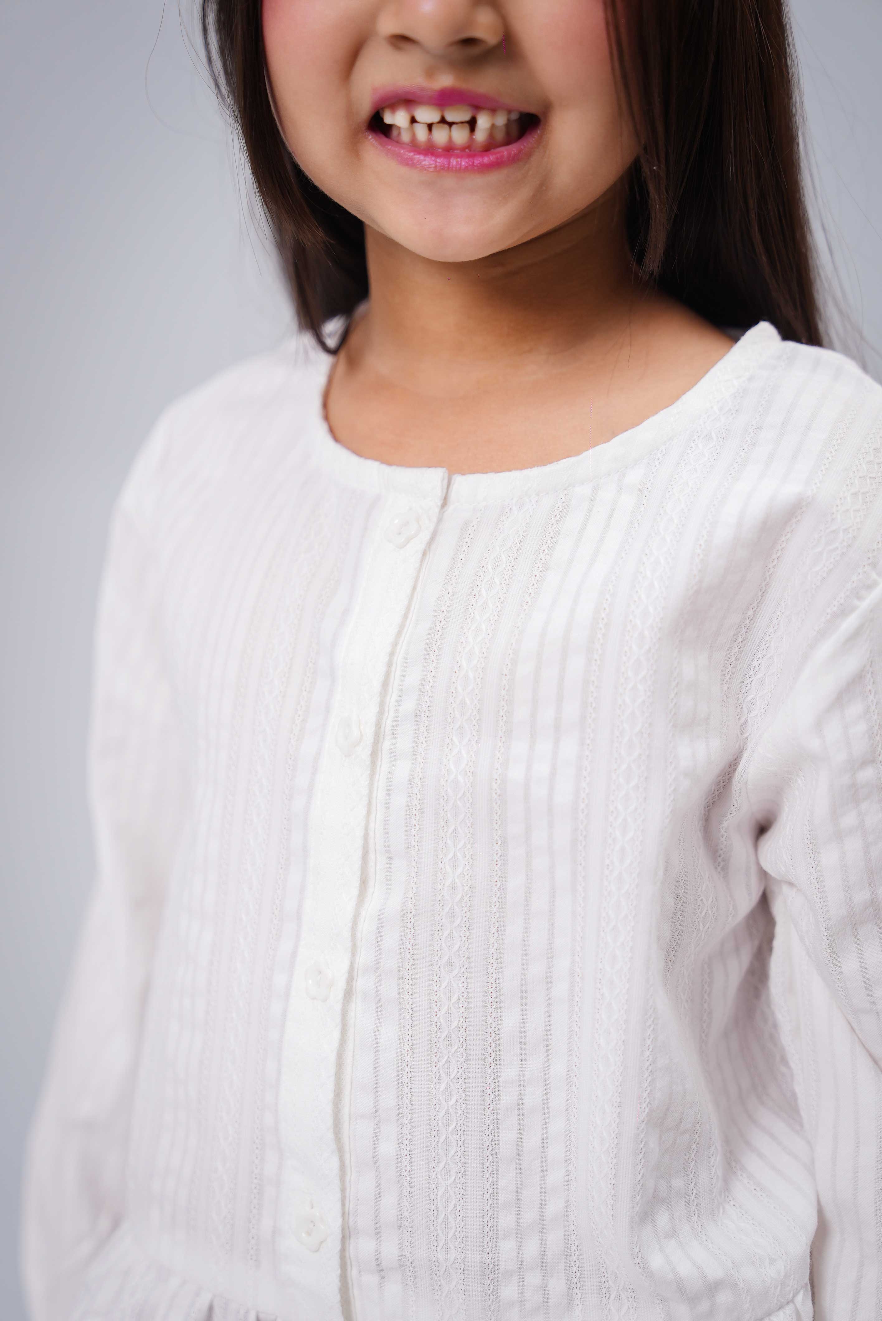 Little Girls SHIRT - White