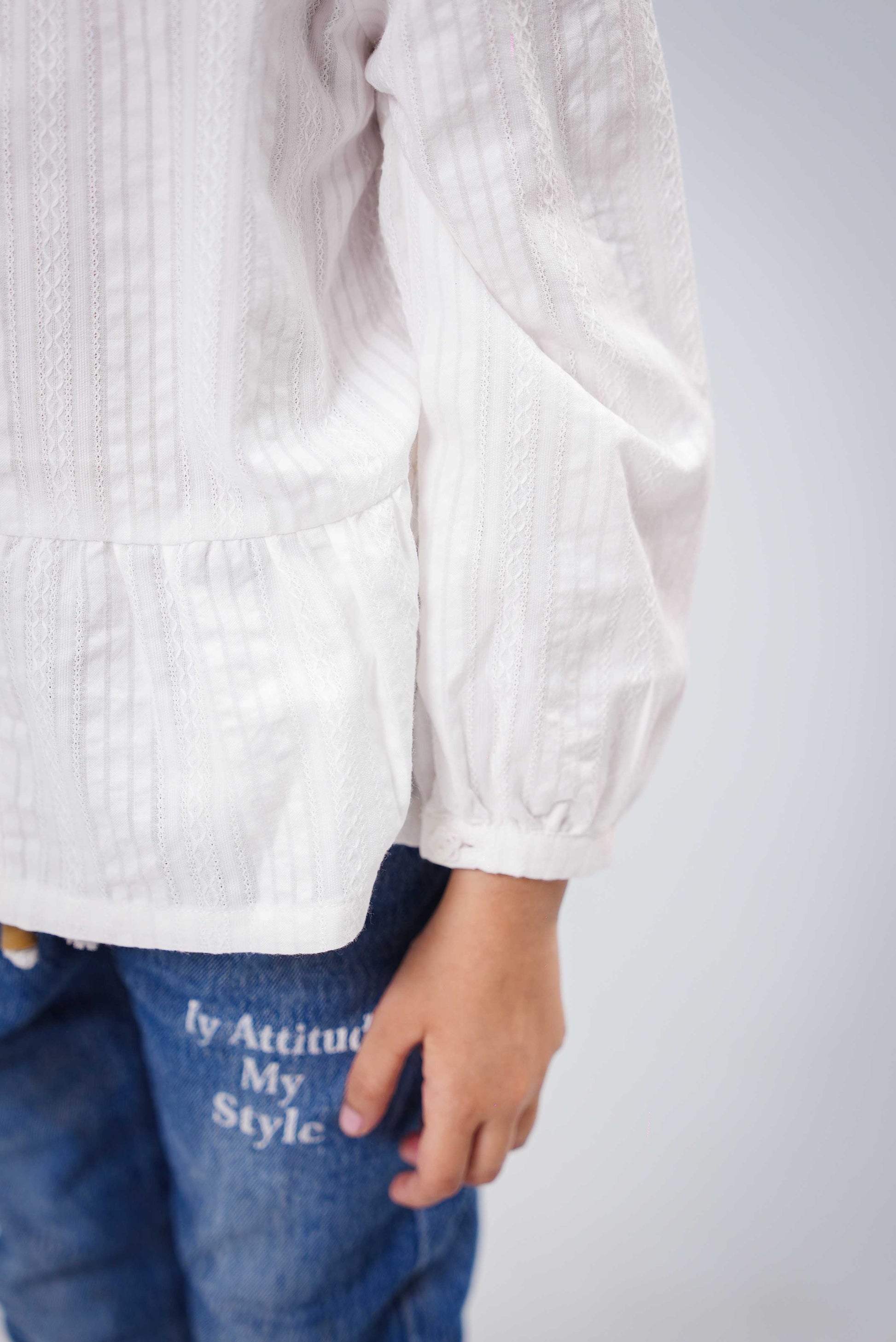 Little Girls SHIRT - White