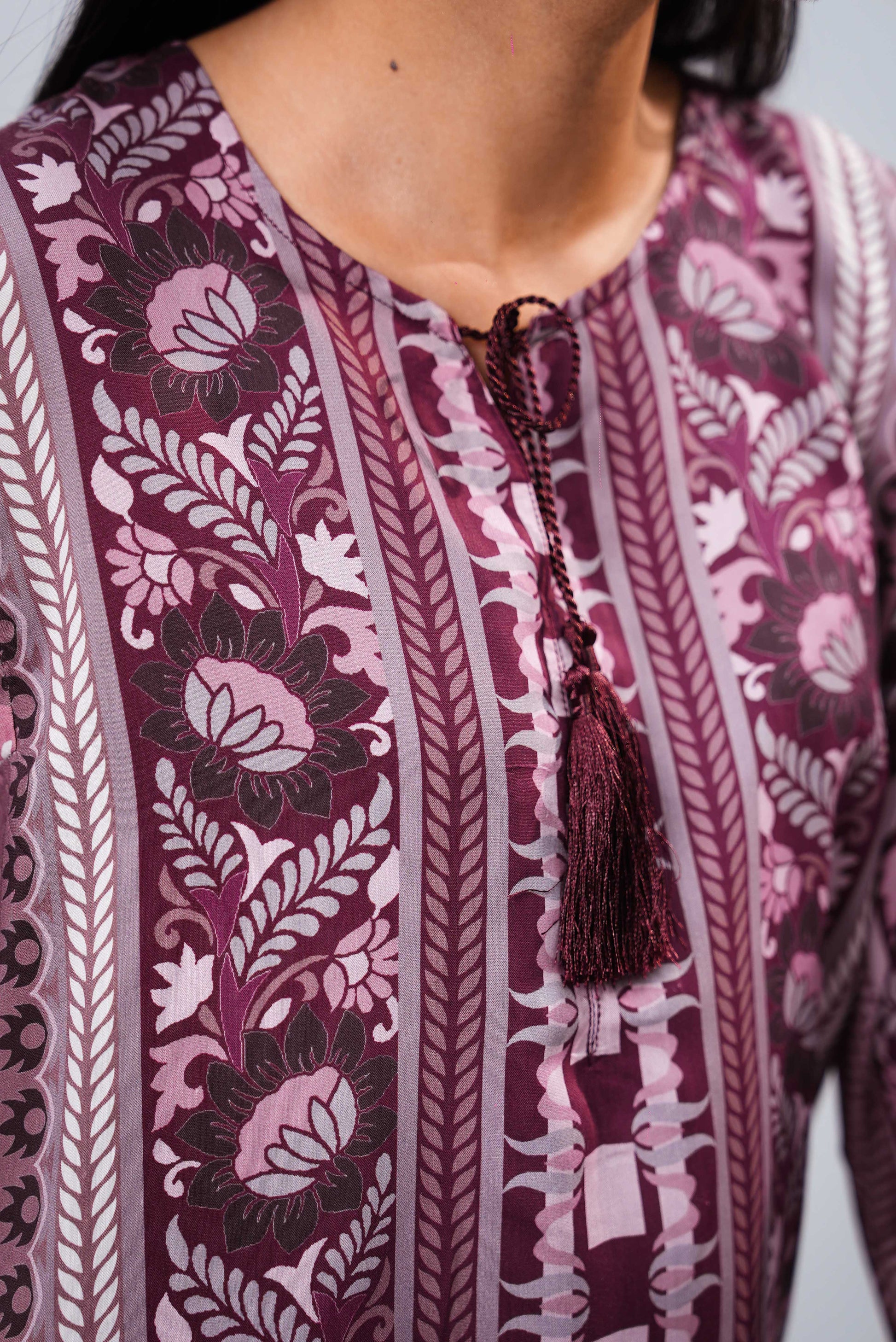 Women’s Classic Printed Silk Shirt