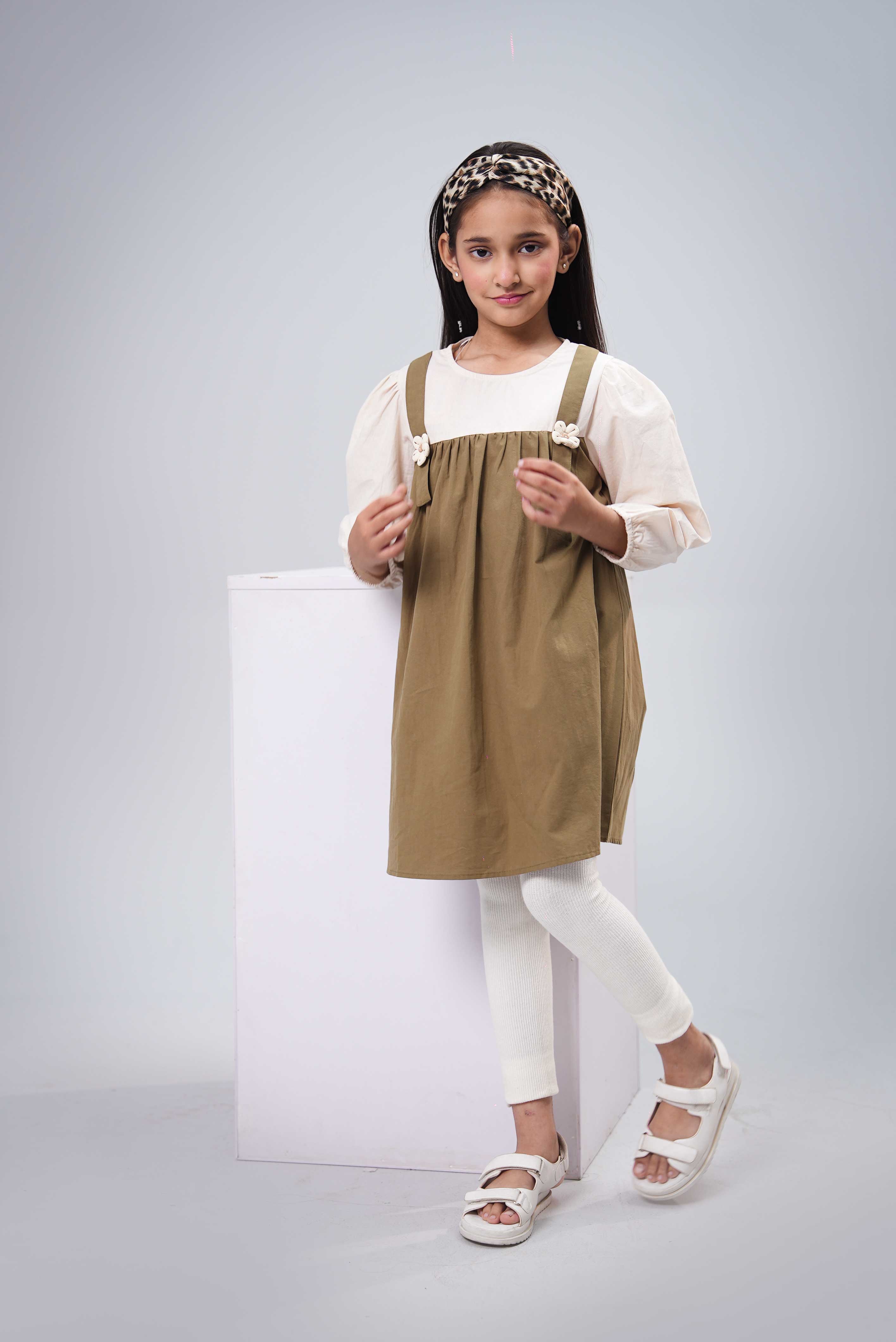 Girls Frock – Green