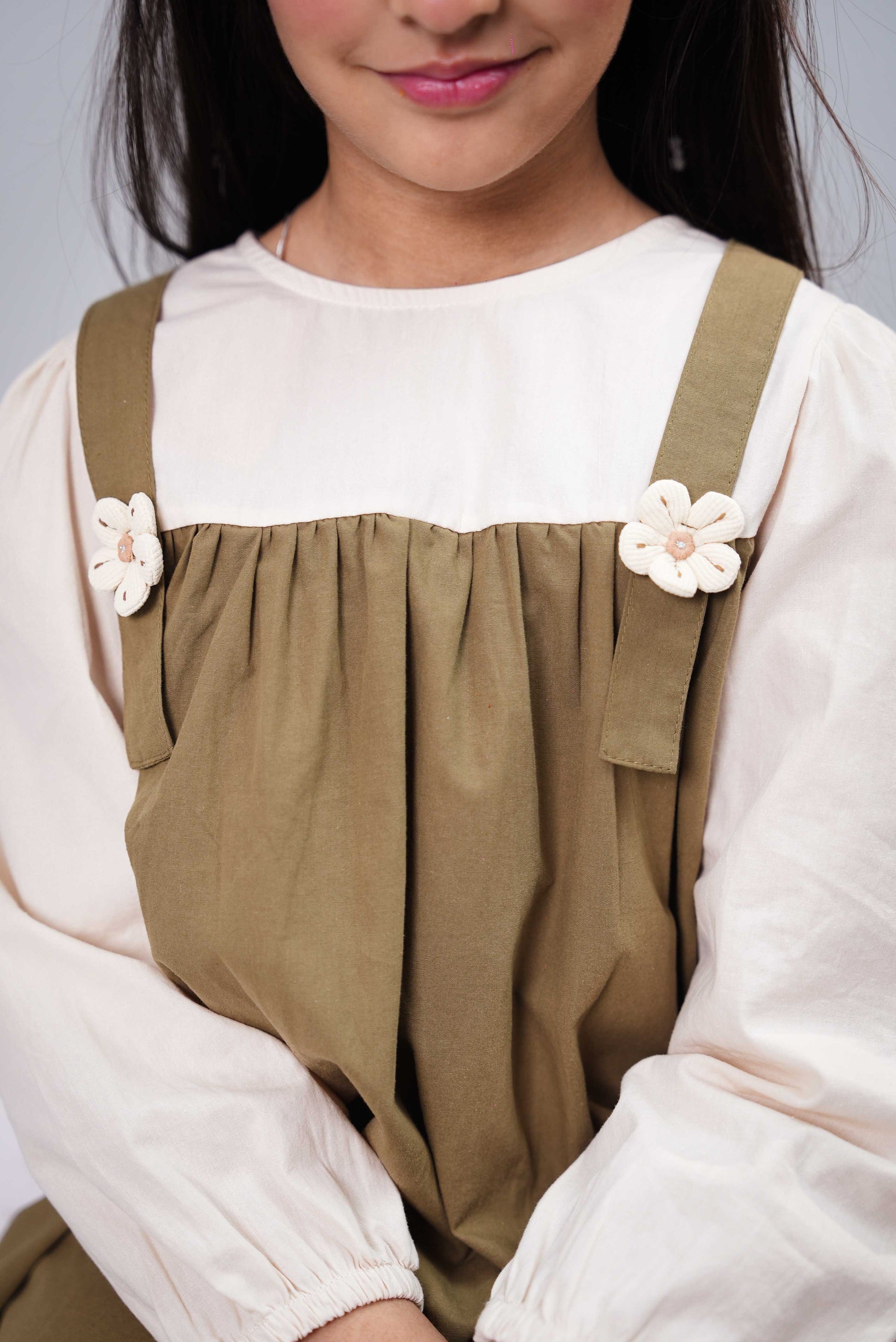 Little Girls Frock - Green