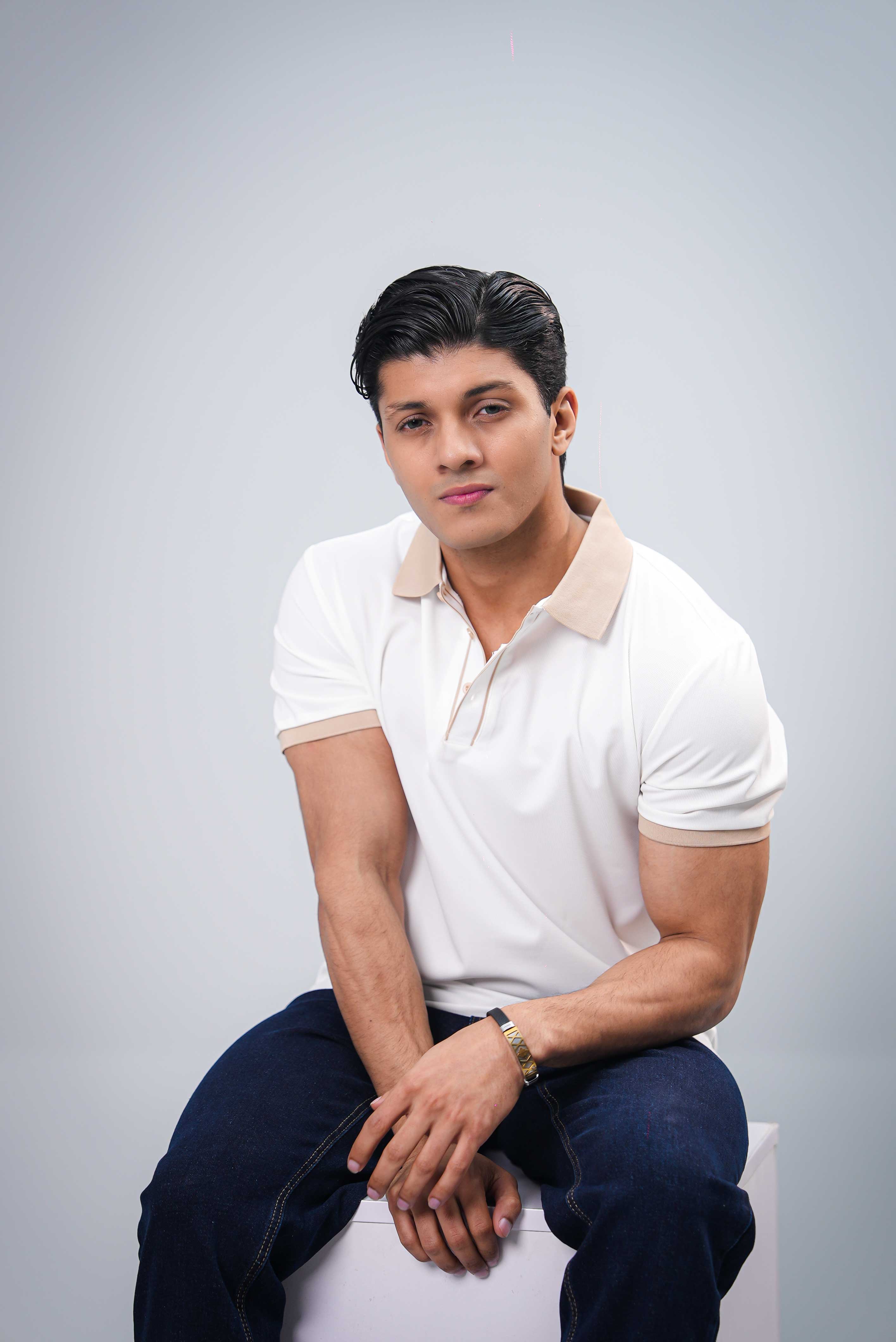Men Polo Shirt - White
