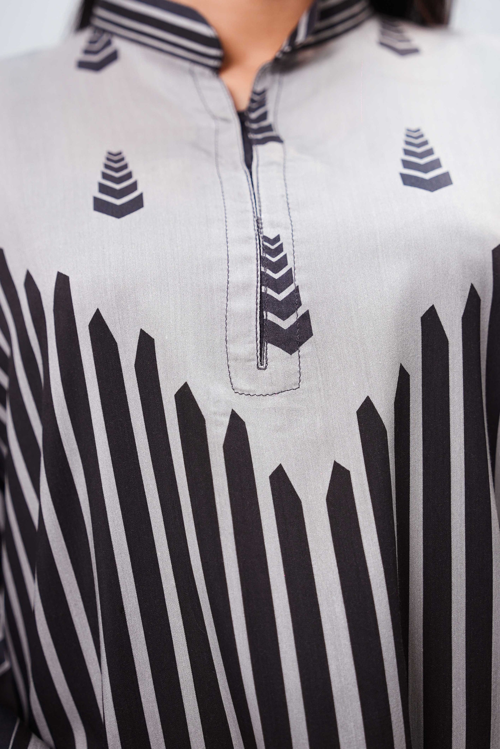 Women’s Classic Printed Silk Shirt