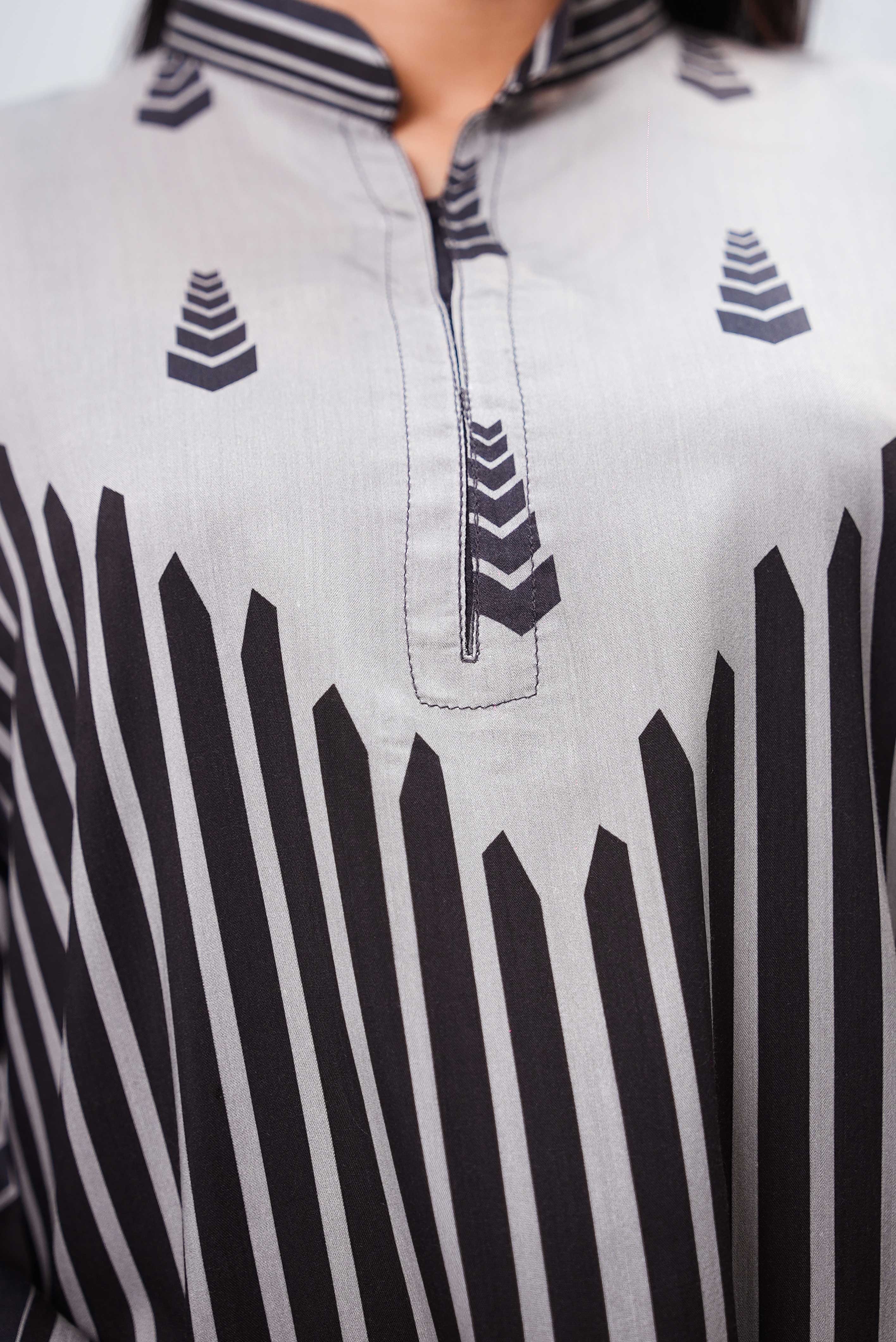 Women’s Classic Printed Silk Shirt