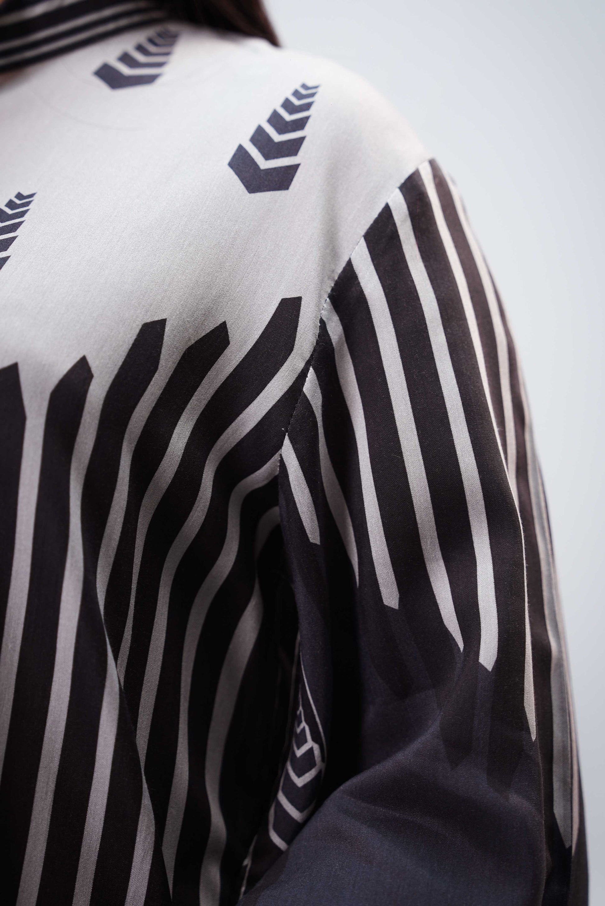 Women’s Classic Printed Silk Shirt