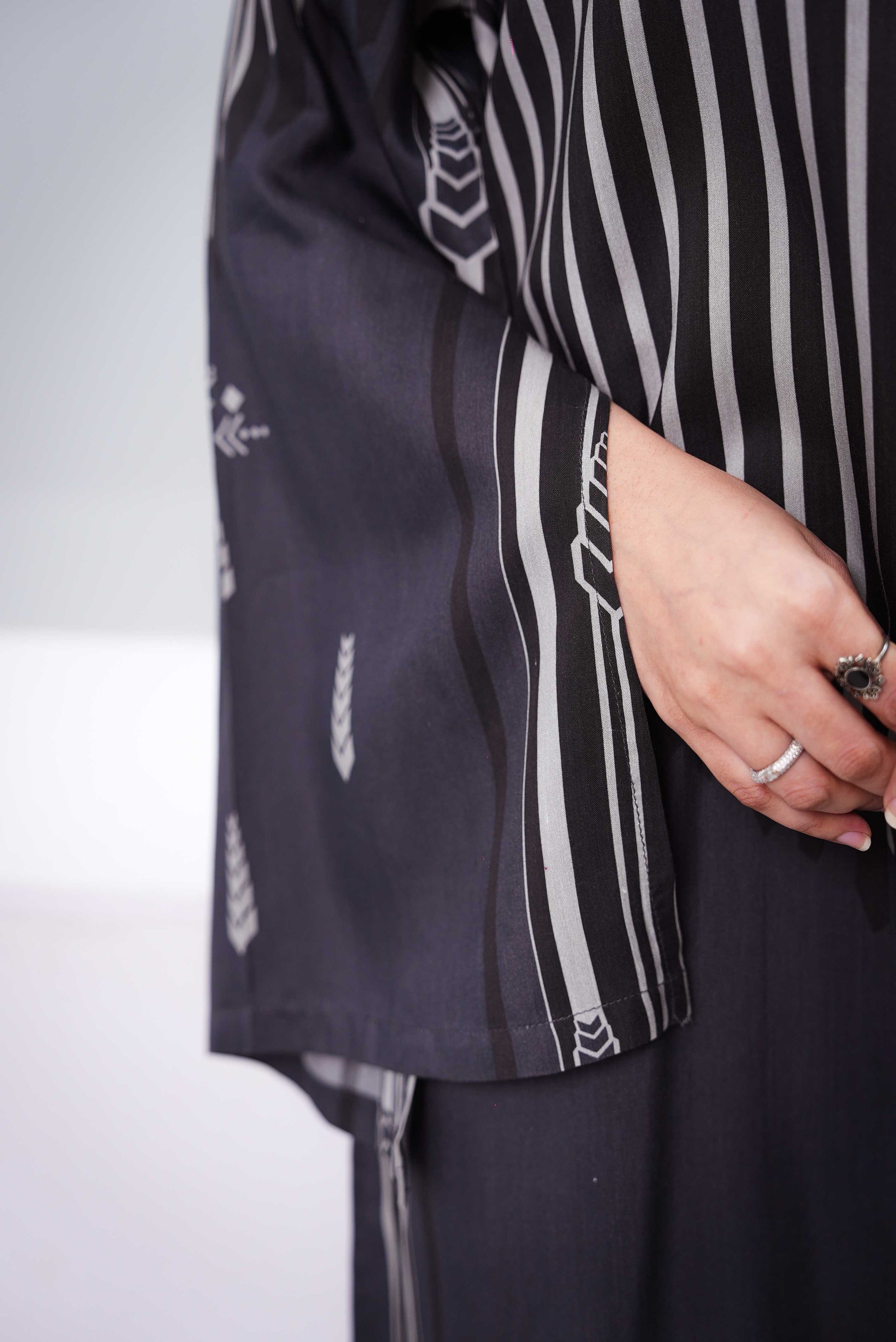 Women’s Classic Printed Silk Shirt