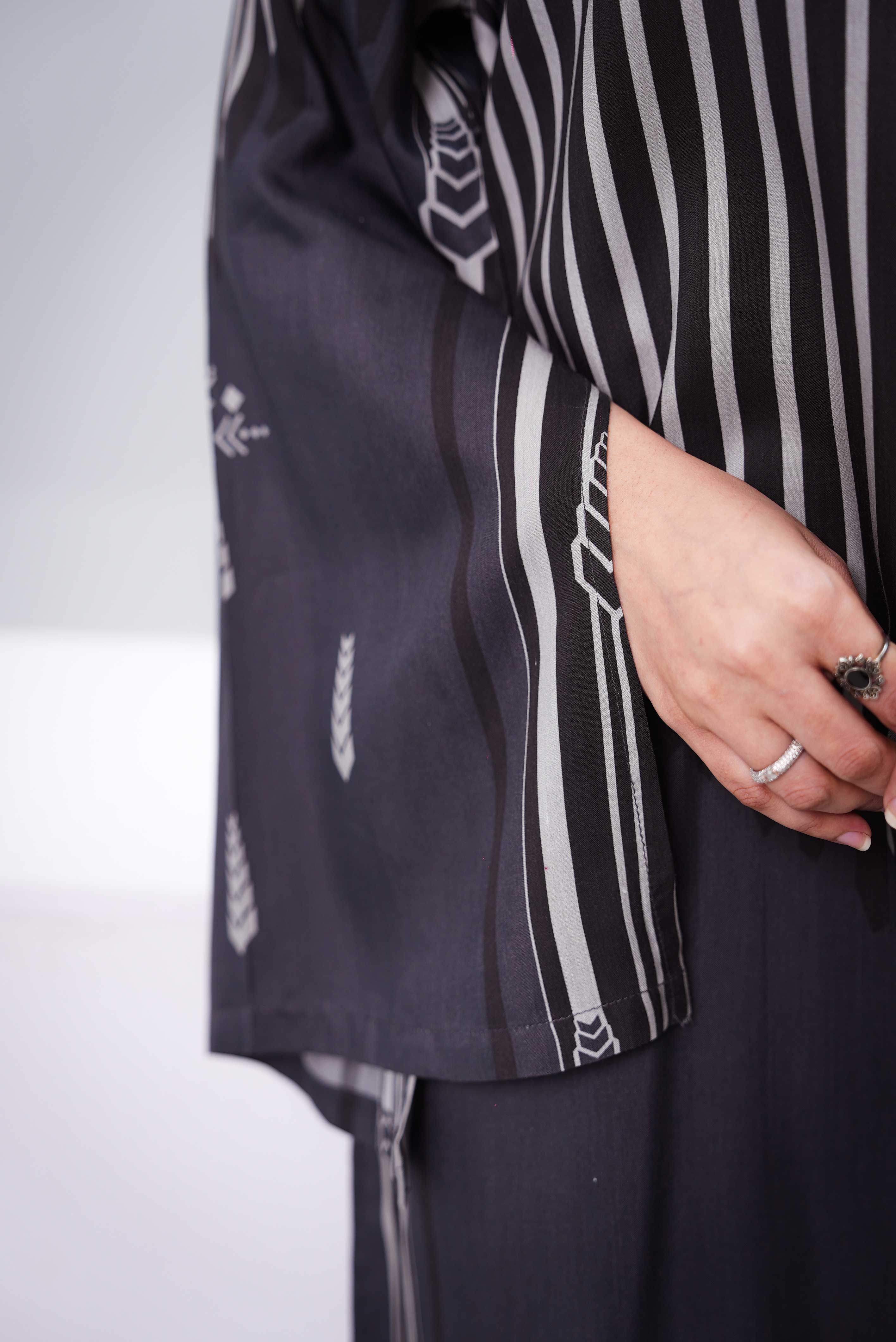 Women’s Classic Printed Silk Shirt