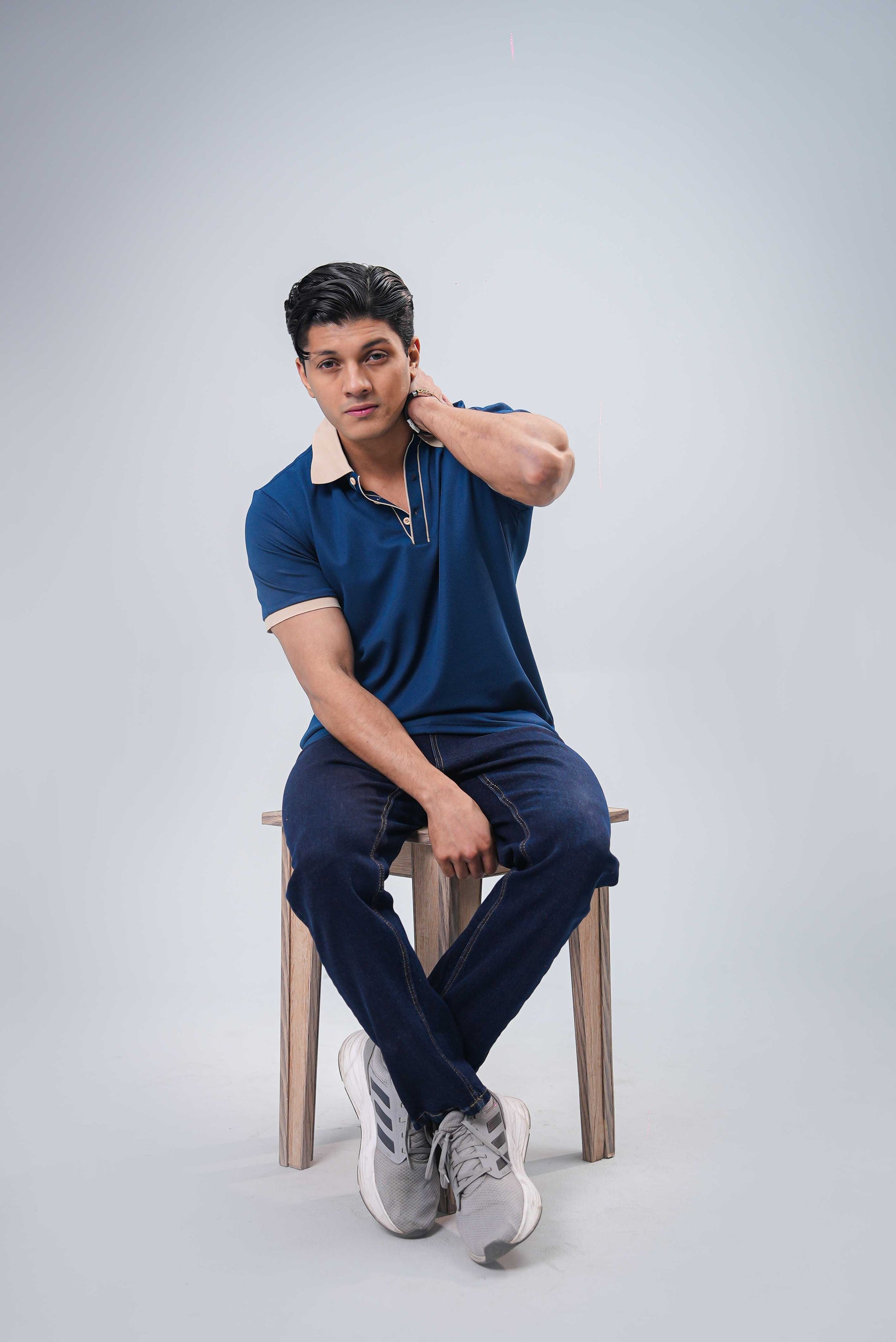 Men Polo Shirt - Royal Blue