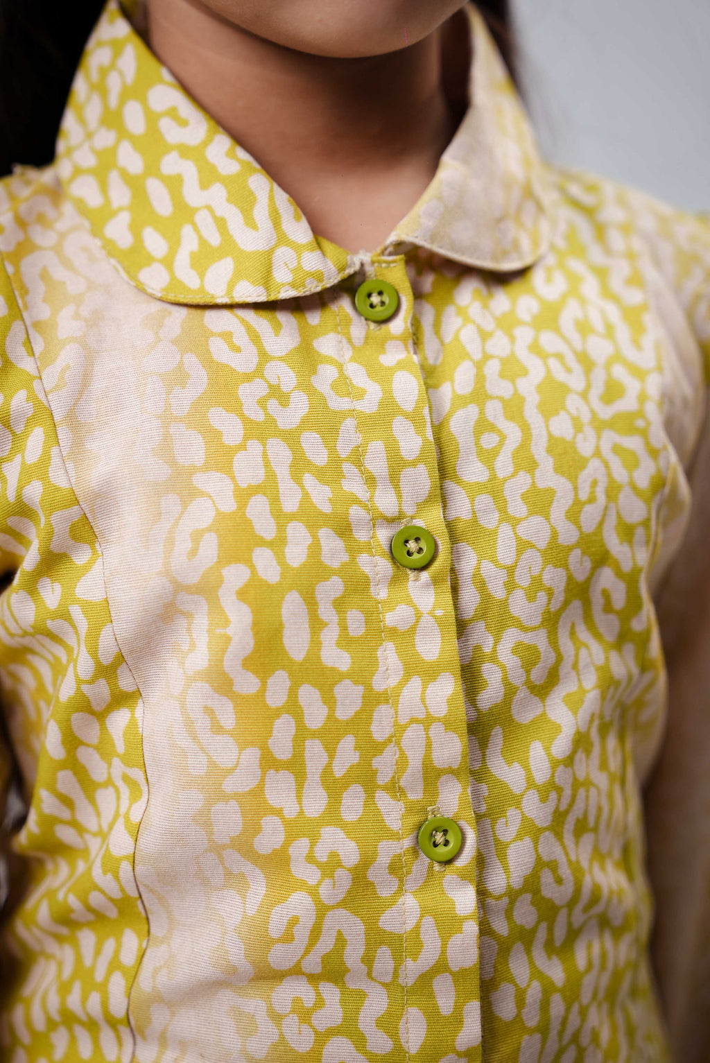 Little Girls Skirt & Shine Set – Dusty Yellow