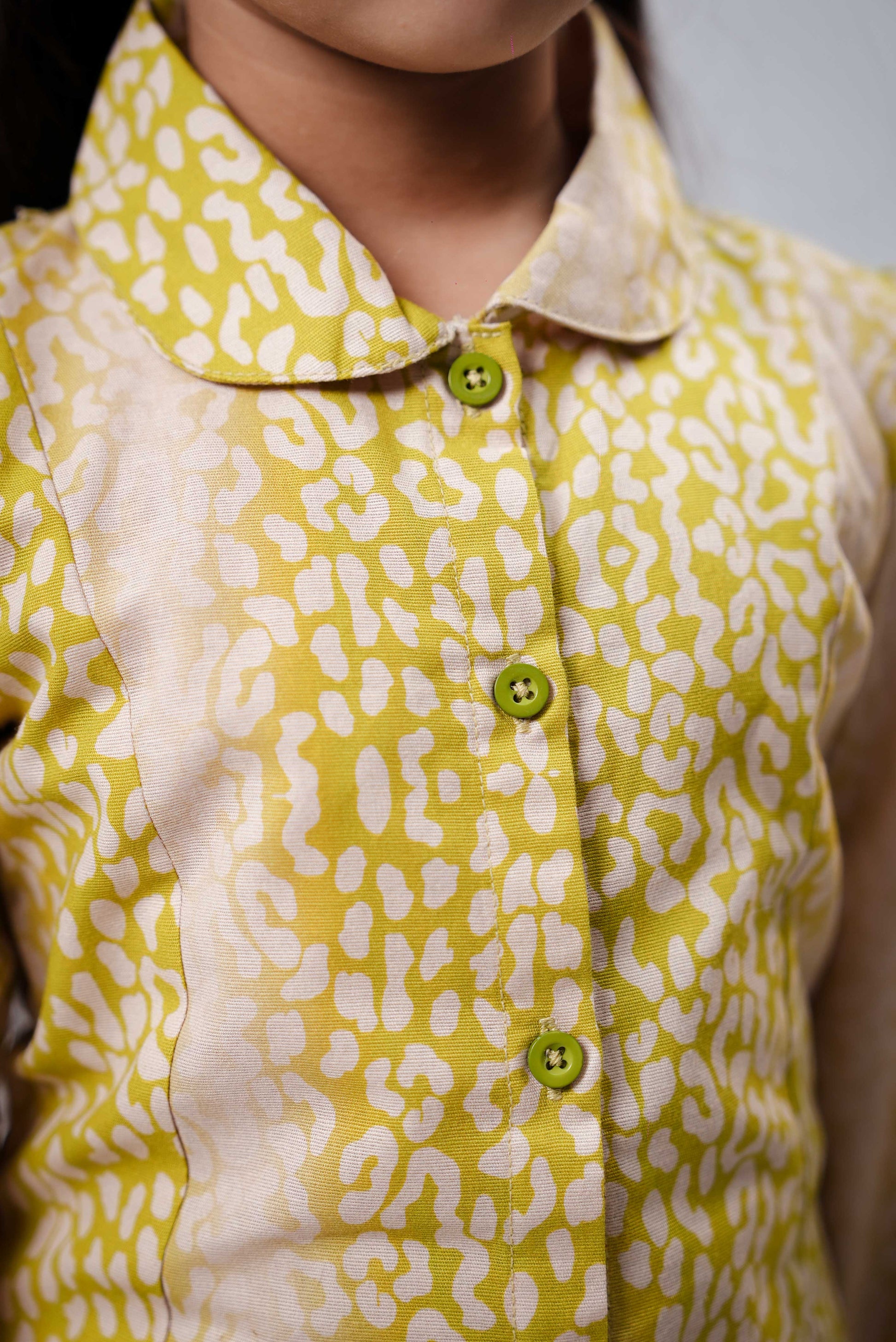 Little Girls Skirt & Shine Set – Dusty Yellow