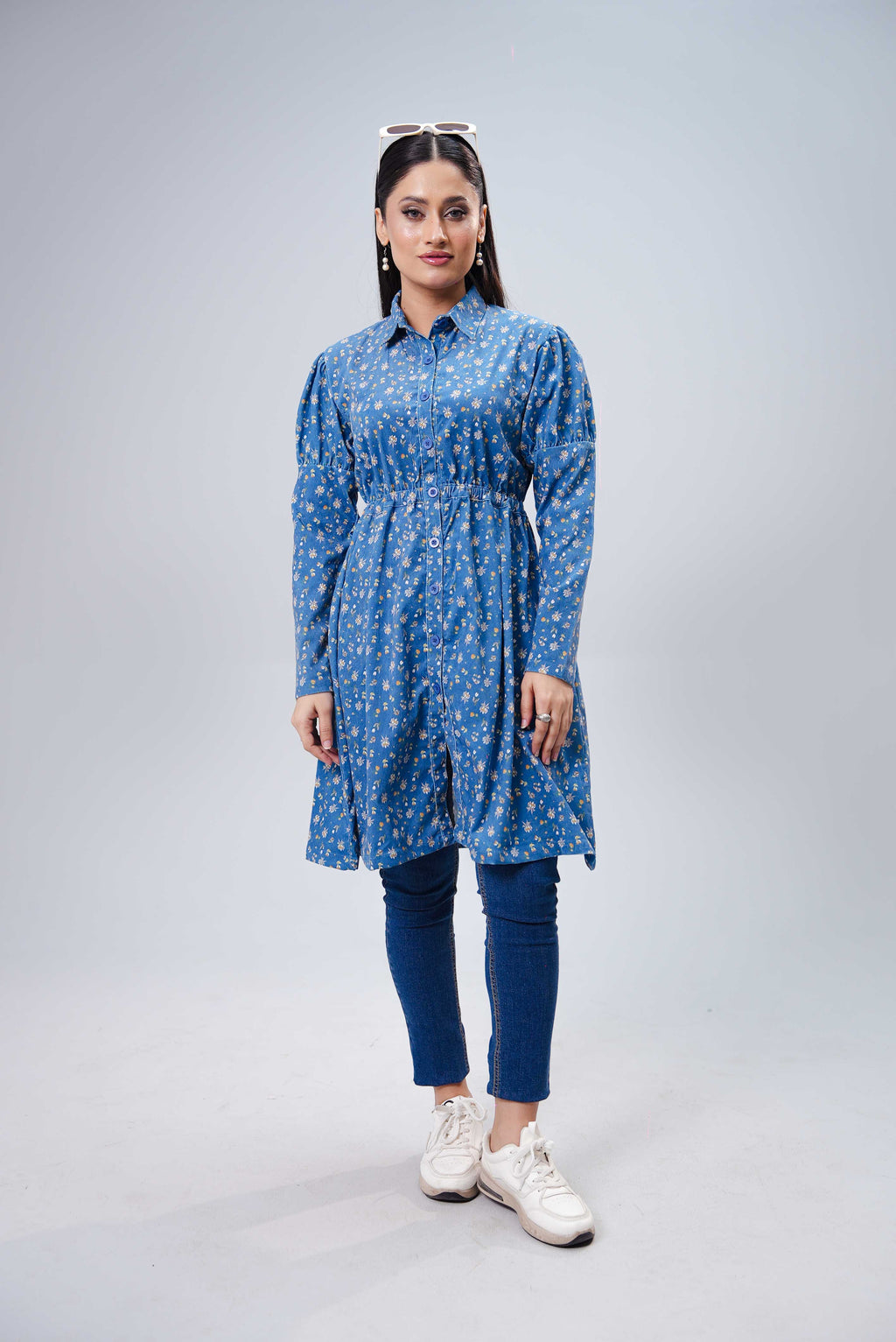 Women’s Mid-Length Corduroy Dress