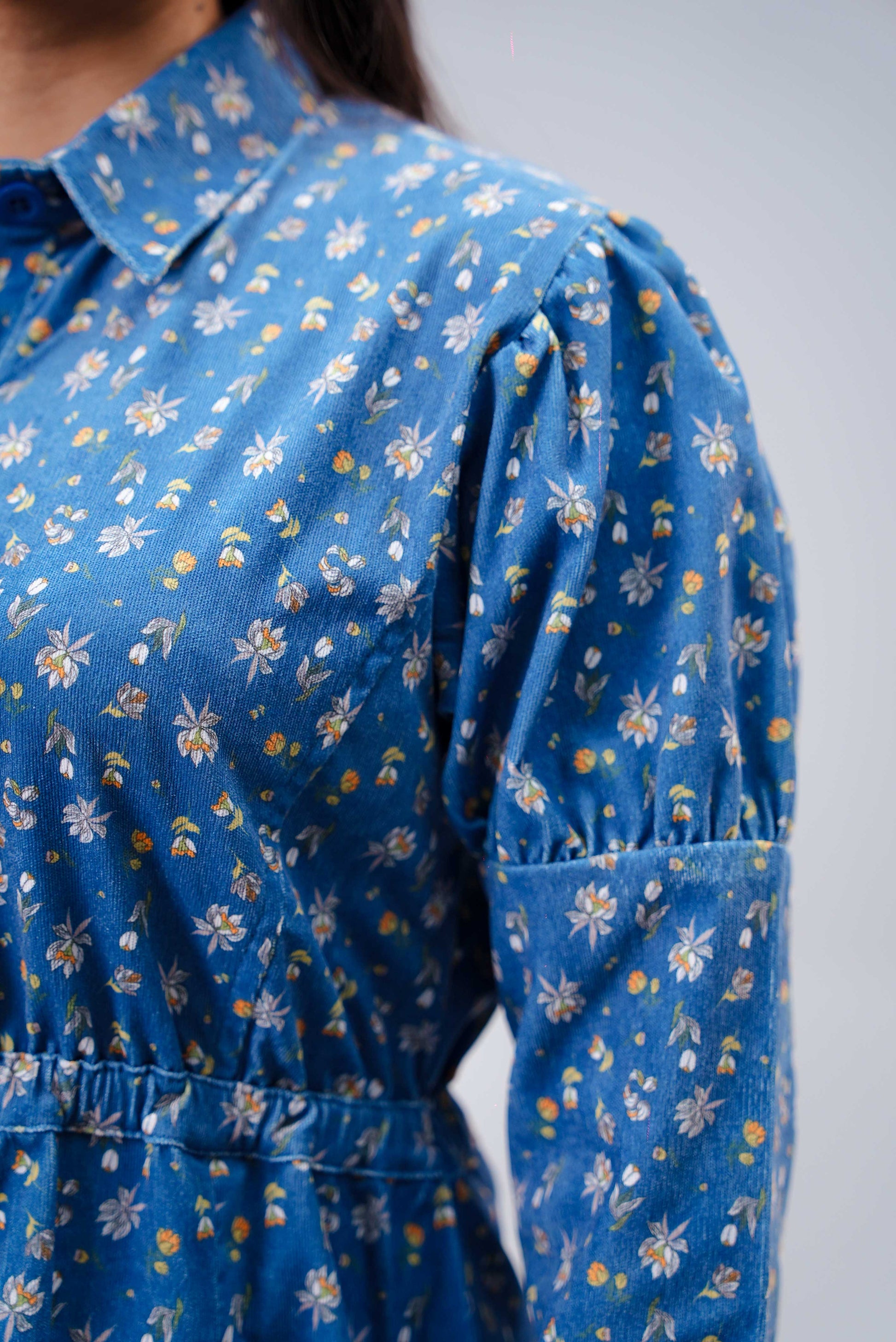 Women’s Mid-Length Corduroy Dress