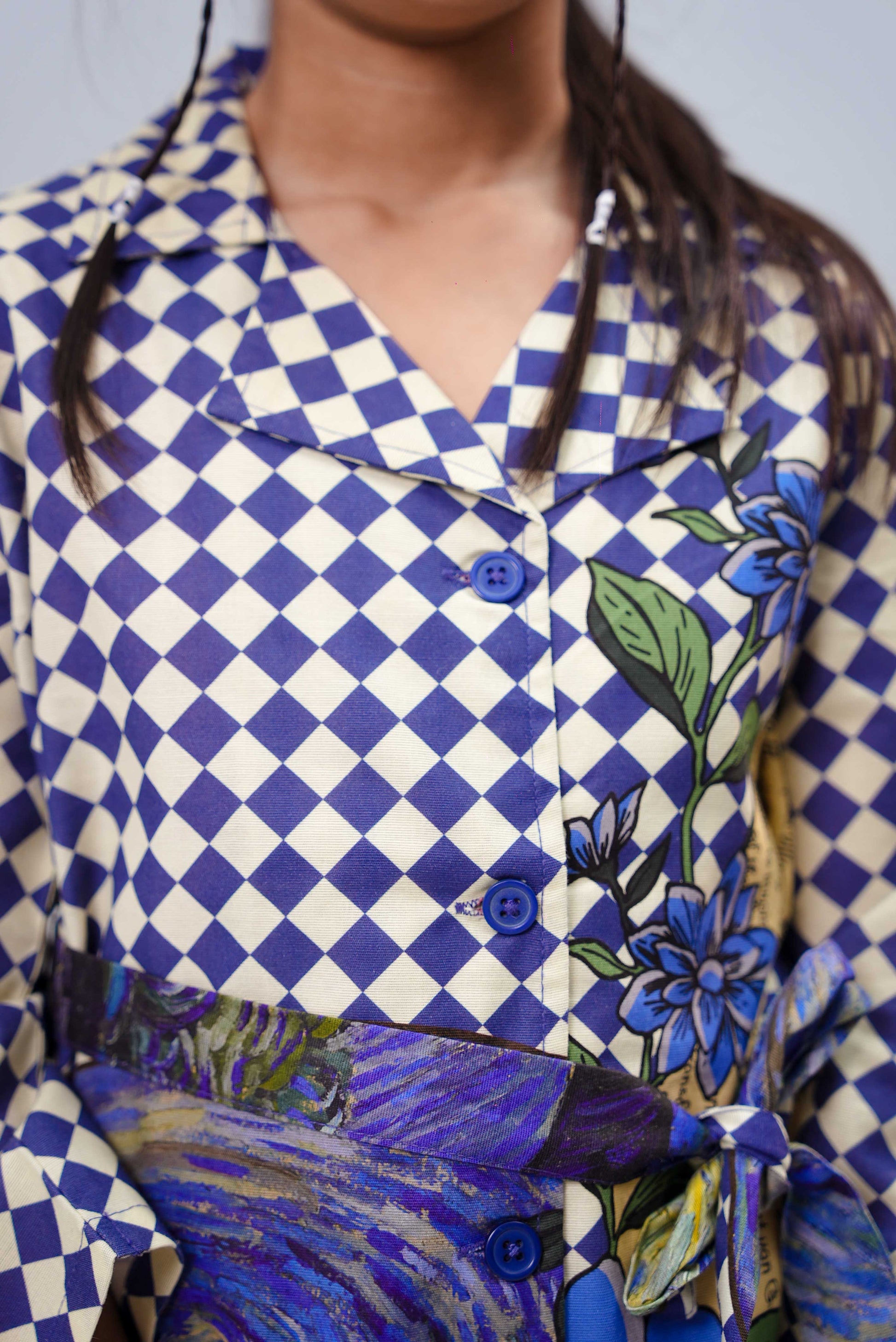 Junior Girls Frock Dress - Sky Blue