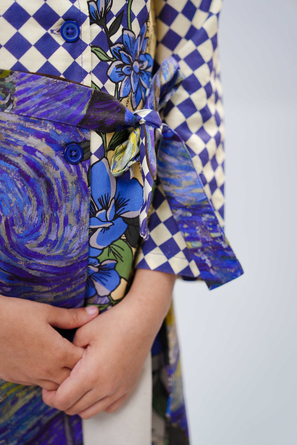 Junior Girls Frock Dress - Sky Blue