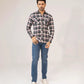 Men Casual Dress Shirt - Checkered - Harwage