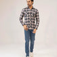 Men Casual Dress Shirt - Checkered - Harwage