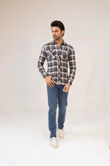 Men Casual Dress Shirt - Checkered