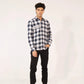 Men Casual Dress Shirt - Checkered - Harwage