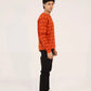 Men Regular Fit Sweatshirt - Red Geometric - Harwage