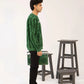 Men Regular Fit Sweatshirt - Green Camouflage - Harwage