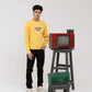 Men Full Sleeve T-Shirt - Yellow - Harwage