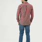 Men Casual Dress Shirt - Multi Checkered - Harwage
