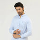 Men Casual Dress Shirt - Clear Sky - Harwage