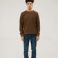 Men Regular Fit Sweatshirt - Brown - Harwage