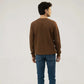 Men Regular Fit Sweatshirt - Brown - Harwage