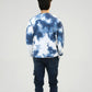Men Regular Fit Sweatshirt - Blue Tie-Dye Camouflage - Harwage