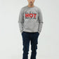 Men Regular Fit Sweatshirt - Gray - Harwage