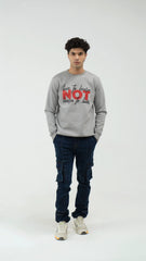 Men Regular Fit Sweatshirt - Gray