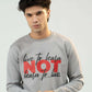 Men Regular Fit Sweatshirt - Gray - Harwage